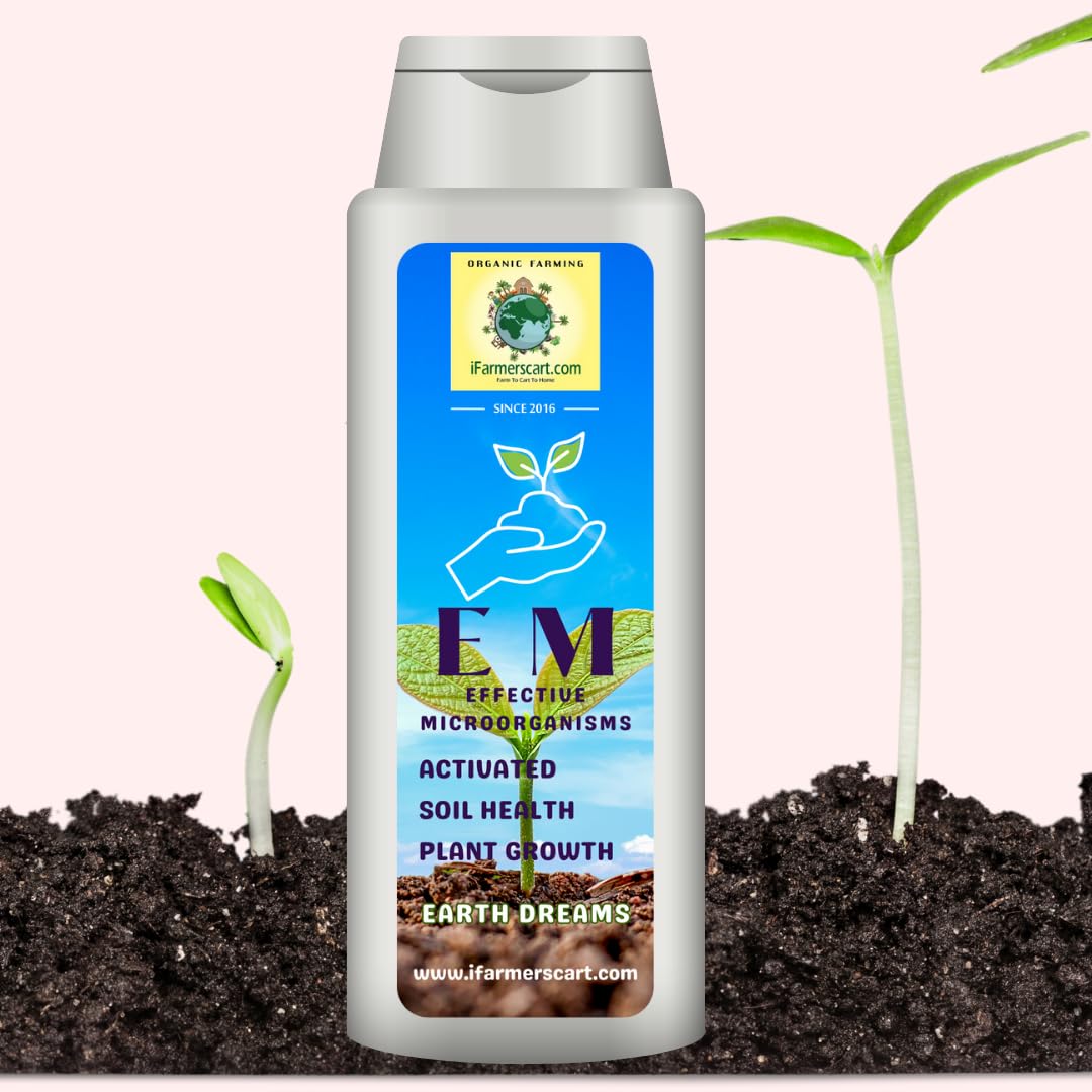 EM | Effective Microorganism - 500ML | Supercharge Your Garden | Ready to Use | Naturally Reduce Odors & Boost Composting | All Purpose | Go Organic! Activated EM for Healthy Soil, Plants & Composting (500ml = 5.5L)