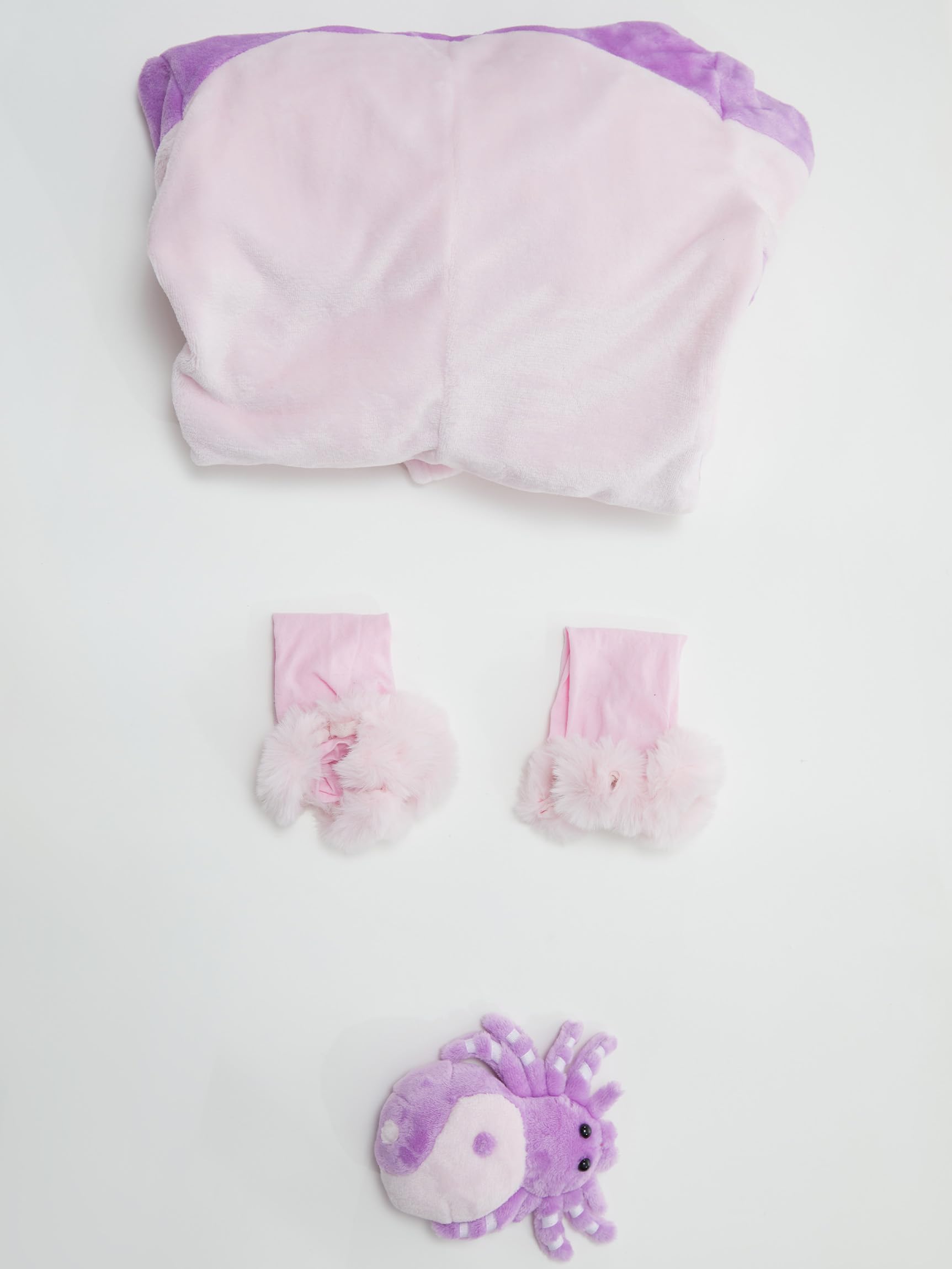 Mobbunny Onesie for Women Anime Cosplay Romper Fuzzy Pajamas Purple Jumpsuit Fluffy Hooded Homewear Christmas Halloween