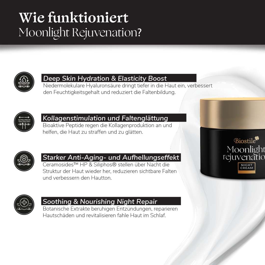 Moonlight Rejuvenation – Anti-Aging Nachtcreme mit Siliphos® und Ceramosides™ HP, 50 ml