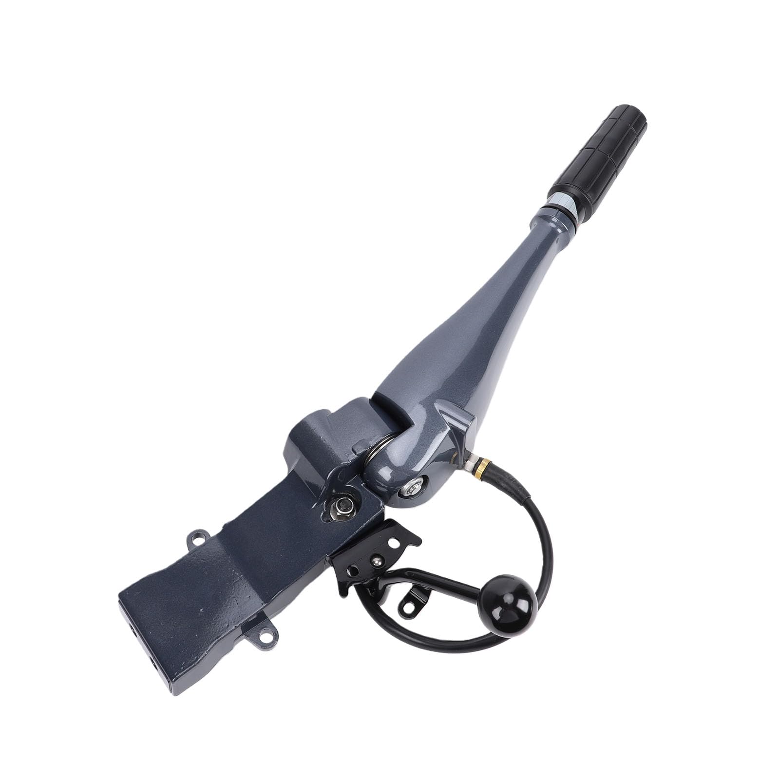 SUNGOOYUE Other Marine Supplies Griff-Ersatz, Eisen-Aluminium-Außenbordmotor-Lenksteuergriff mit Stabiler Struktur, für 2-Takt-Motor-Lenksteuerpinne-Trolling-Motor