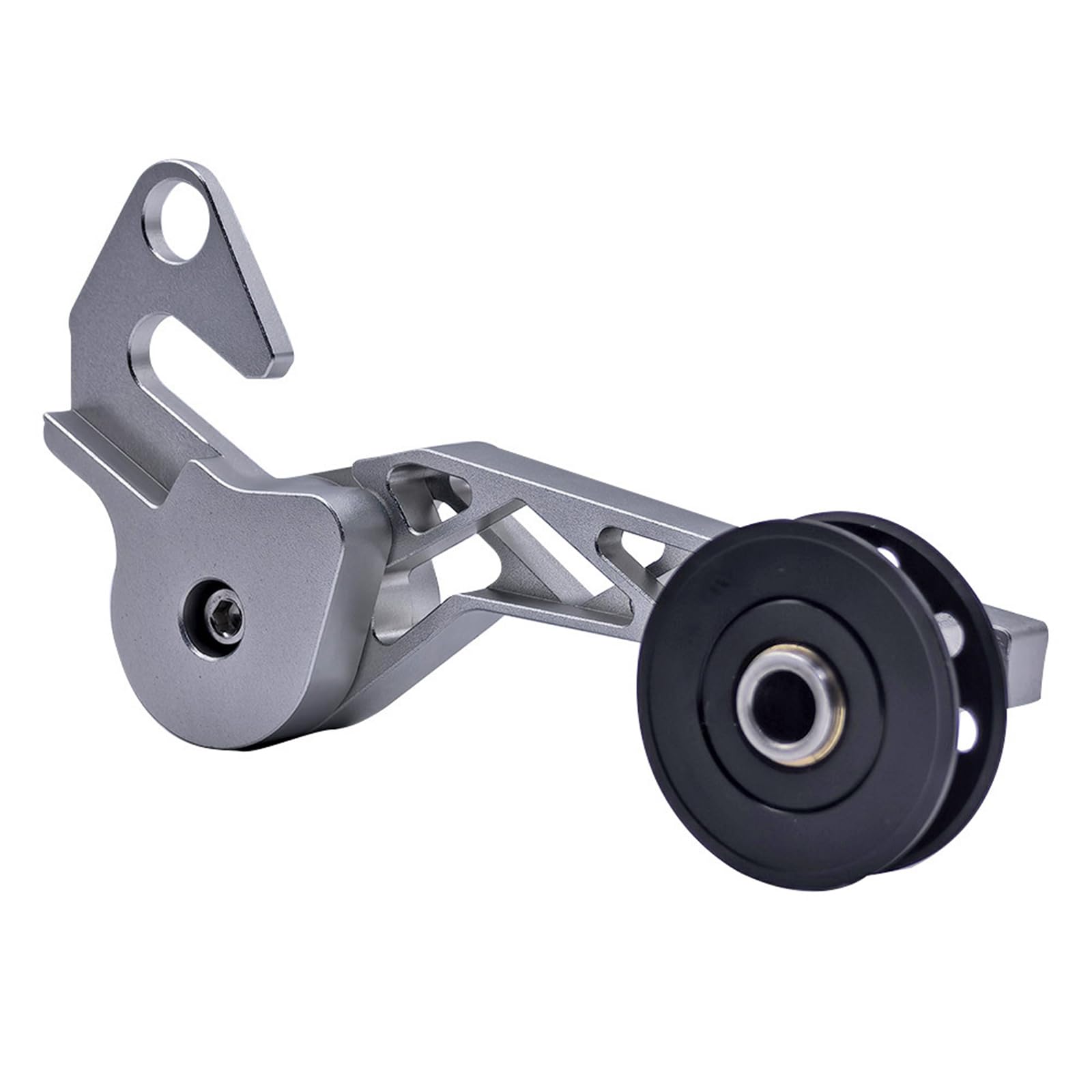 Hintere Führung Kettenspanner 5/6/7 Gang Fahrräder Einsteller Konverter Führung Aluminiumlegierung für Mountain-Falträder Kettenspanner Spannarm