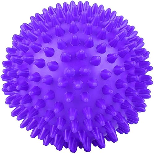 ZJchao Bolas de masaje con puntas, bola masajeadora de dolor muscular de 3.0 in3.5 in, puntiagudas para masaje de espalda de tejido profundo, bolas