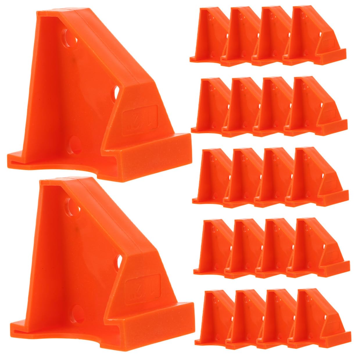 UKCOCO Cuñas para Suelo Laminado y Vinilo 30 Piezas Plástico Resistente Kit De Instalación De Suelos para Pisos De Madera Laminada y Vinílicos Herramientas para Instalación Rápida y Precisa