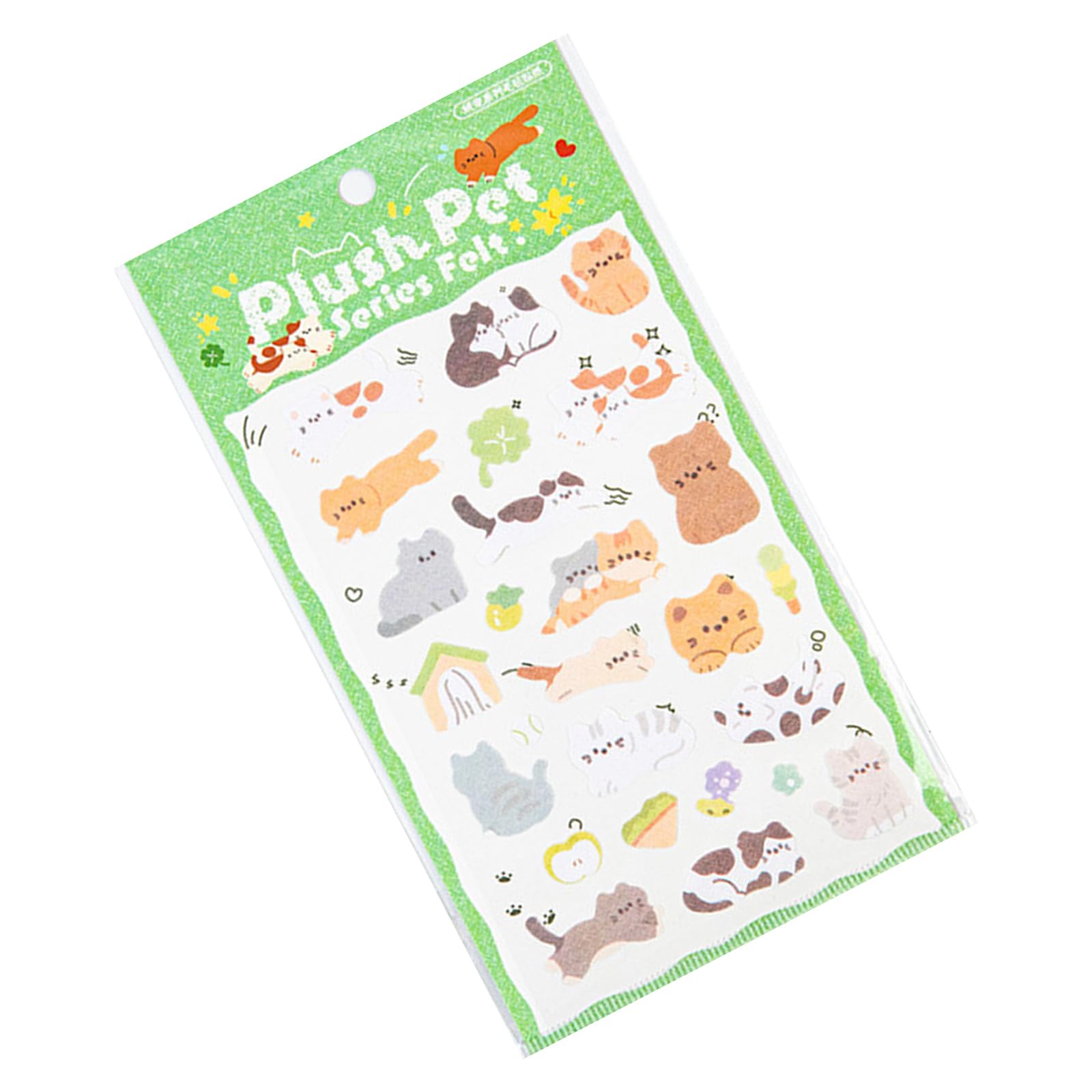 Artistic Decorative Scrapbook Sticker for Adult Student, Journaling Stickers Book Aesthetic Sticker Scrapbook Stickers Felt for Scrapbooking