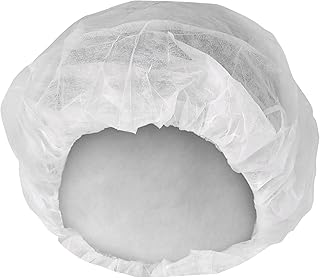 Kimberly-Clark Kimberly Clark KleenGuard 36850 A10 Bouffant Caps, White Latex Free, Medium, Pack of 100 (Case of 10 Packs)