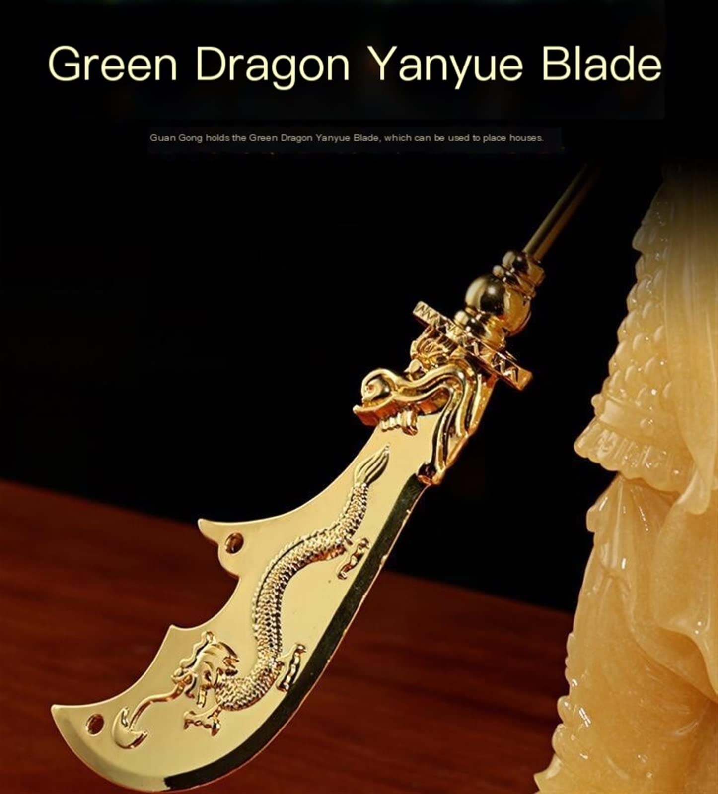 Amazon.co.jp: 翡翠の関羽の装飾品 Wuguan Erye Guan Yu 神像 仏像