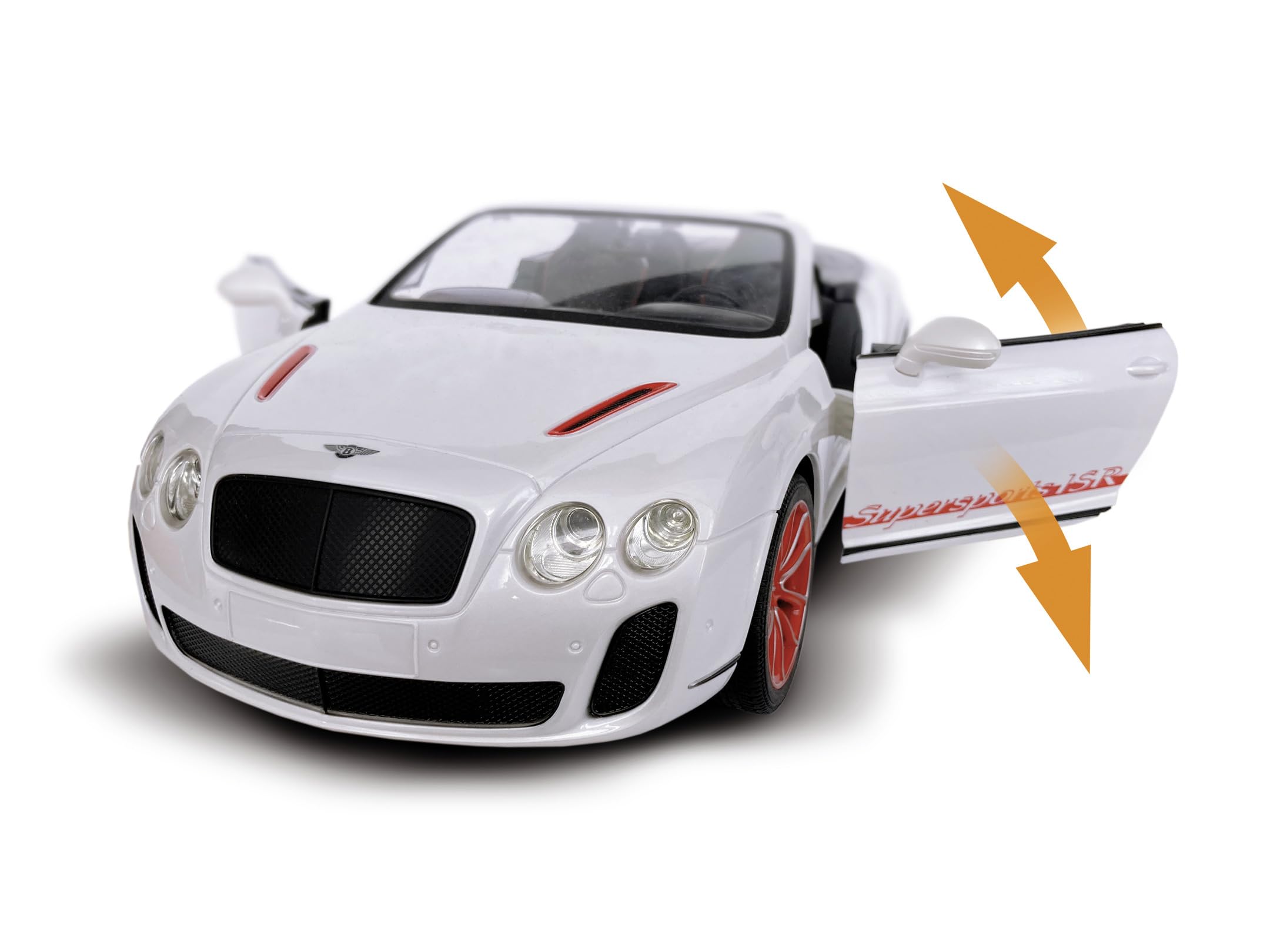 Carson 500404305 1:14 Bentley Continental Supersports ISR 2.4G 100% RTR - Coche teledirigido, Iluminación LED, Coche RC, Vehículo RC, Coche RC 1:14, Juguete teledirigido
