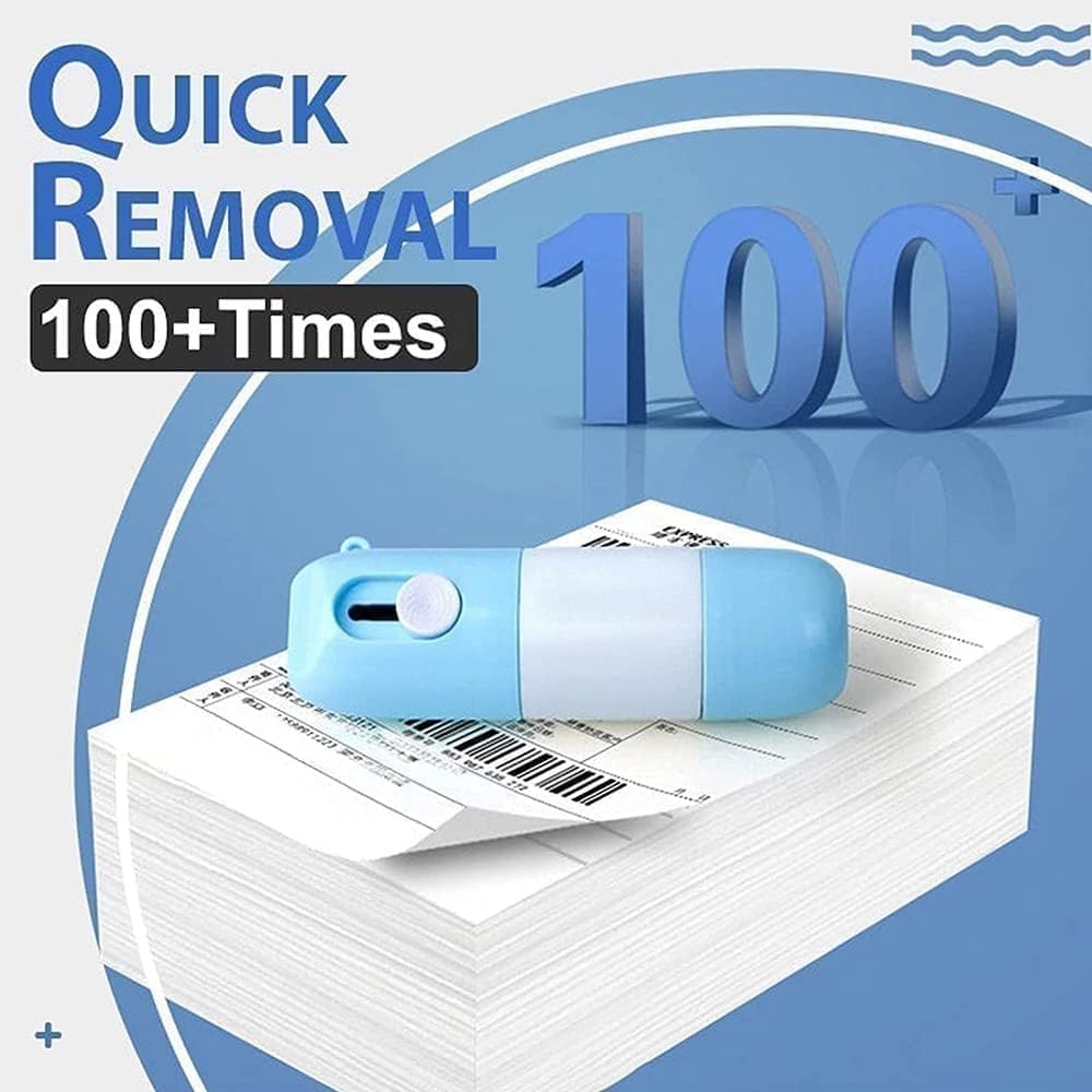 SUNBEET 2 in 1 Thermal Paper Correction Fluid with Unboxing Knife Thermal Paper Data Protection Fluid Information Anti-Leakage Protection Correction Fluid for Package Labels Bills 3