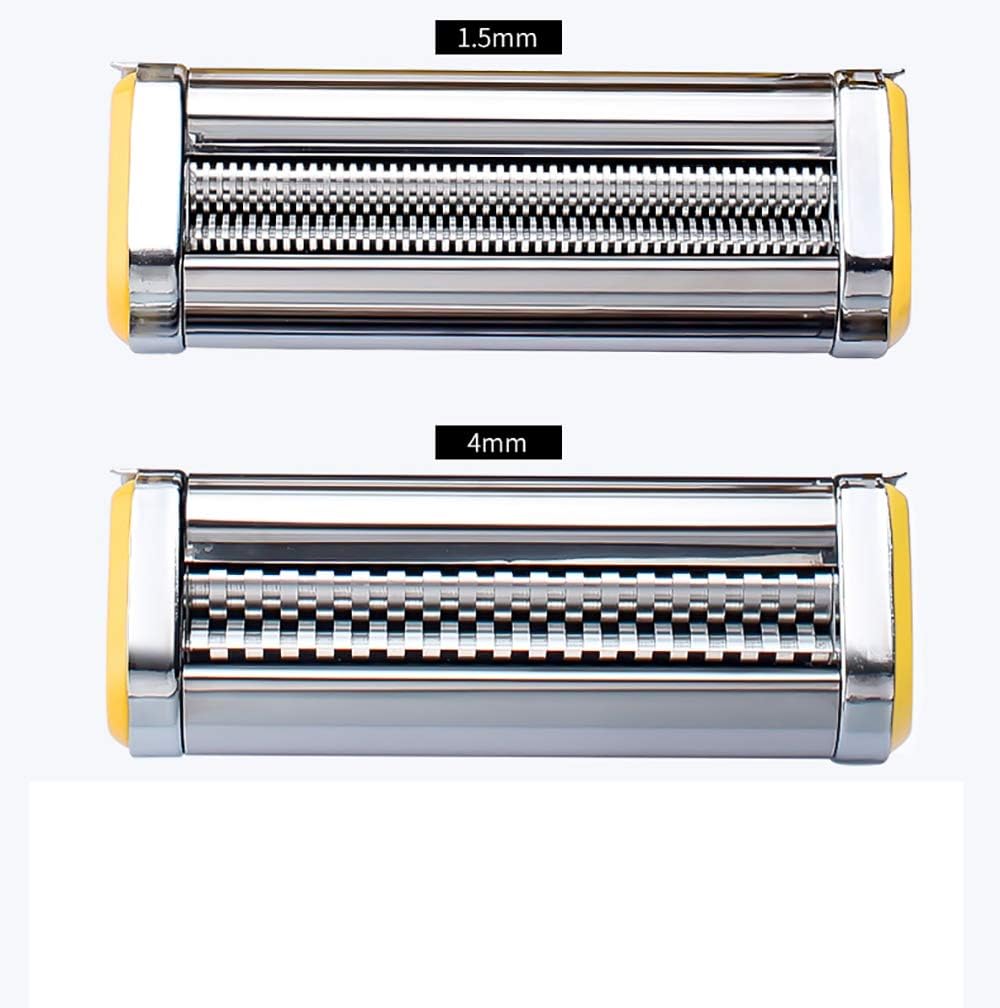 LANTAO Manual Cutting Thicknesses Pasta Make Roller Machine Dough Fresh Noodle Making Kitchen Removable press Noodle Maker