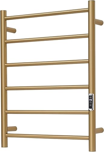 Miniatura 12 de Toalleros térmicos para baño, calentadores eléctricos de toallas para montar en la pared con temporizador y control de temperatura, calentador de