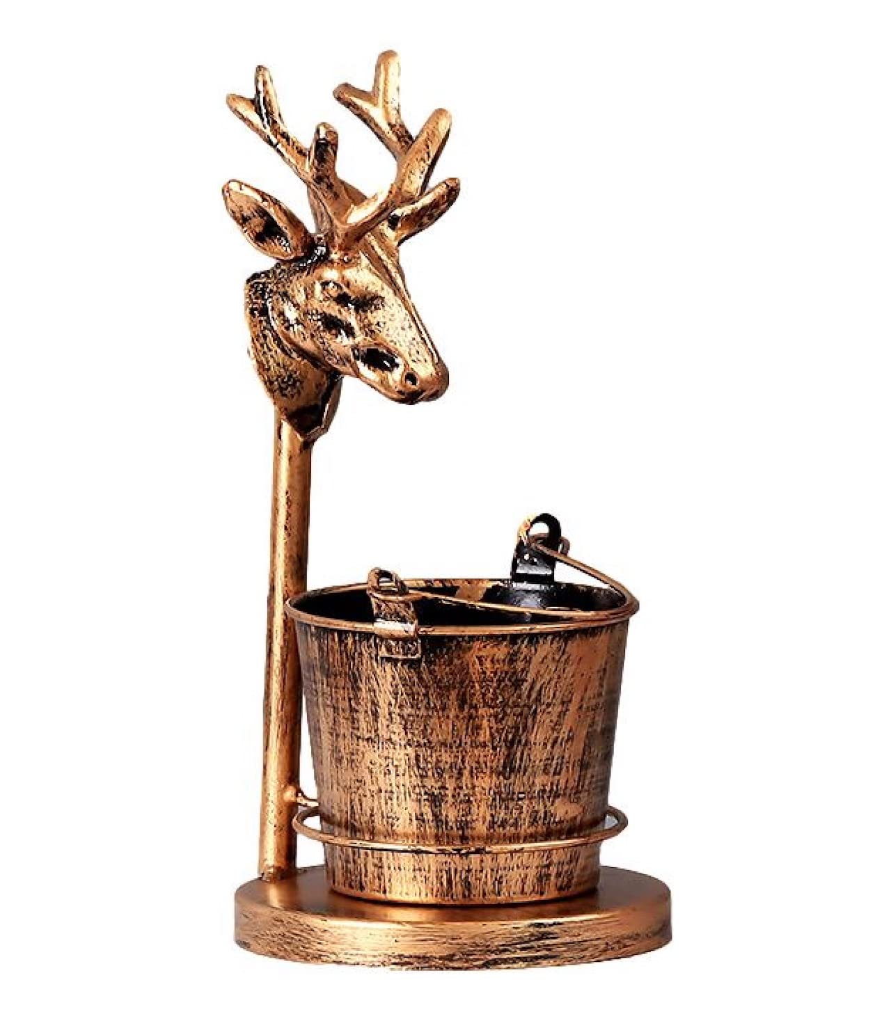 Amazon.co.jp: [Queen-b] 灰皿 アンティーク おしゃれ 卓上 バケツ