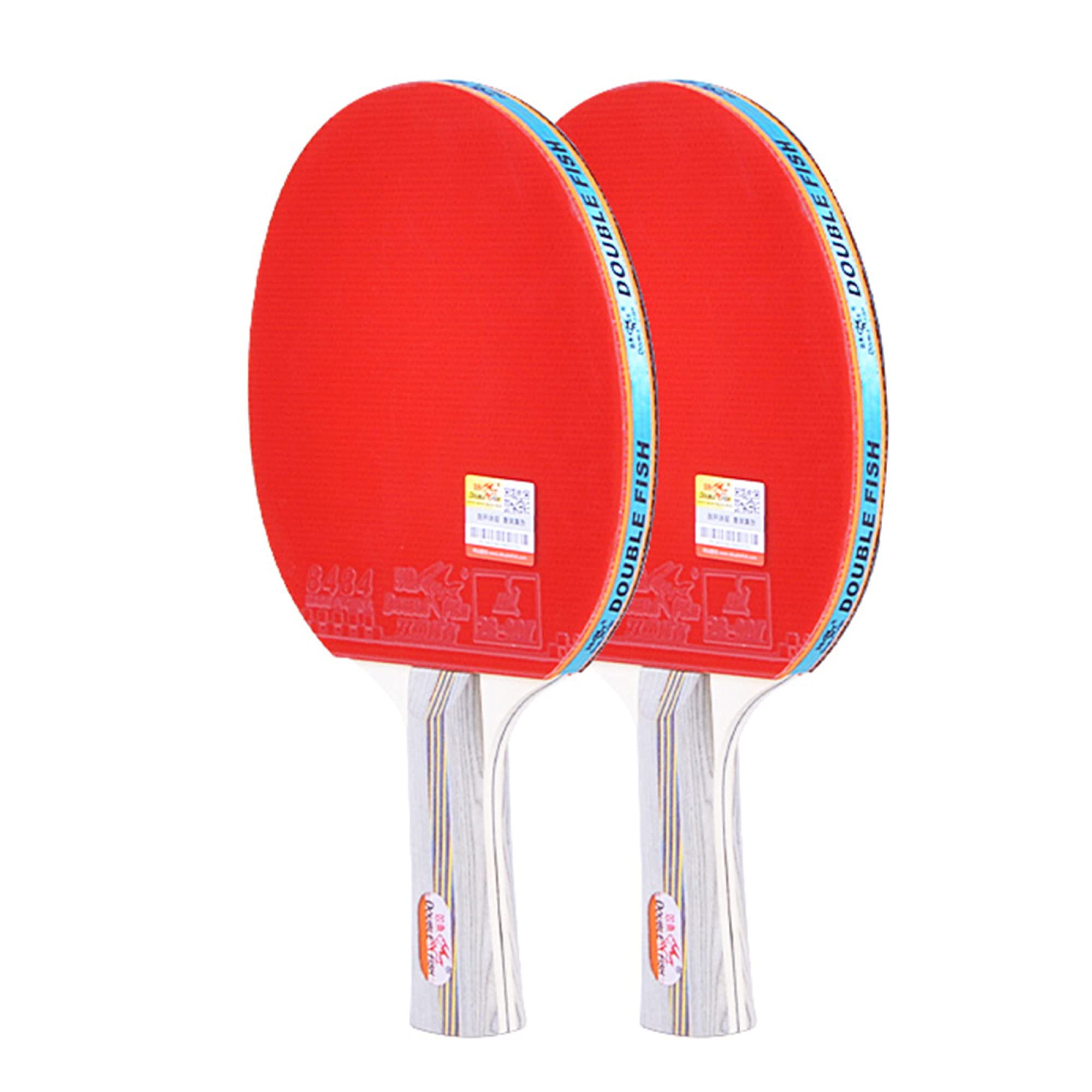 Table Tennis Bats, Table Tennis Bats,Comfortable Handle,Ping Pong Racket Set with 2 Paddles