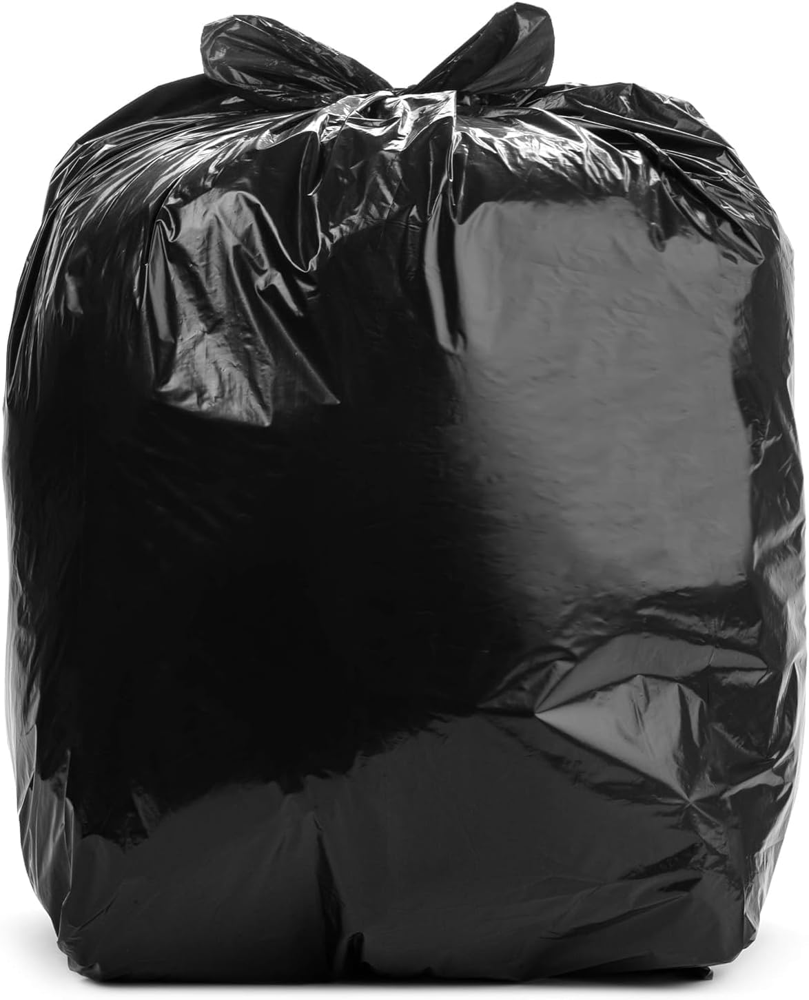 Aluf Plastics Bolsas de basura de alta densidad, 16 galones, 1000 unidades con tecnología BioFlex, 8 micras (eq), 24 x 33 pulgadas, color negro, para baño, oficina, industrial, comercial