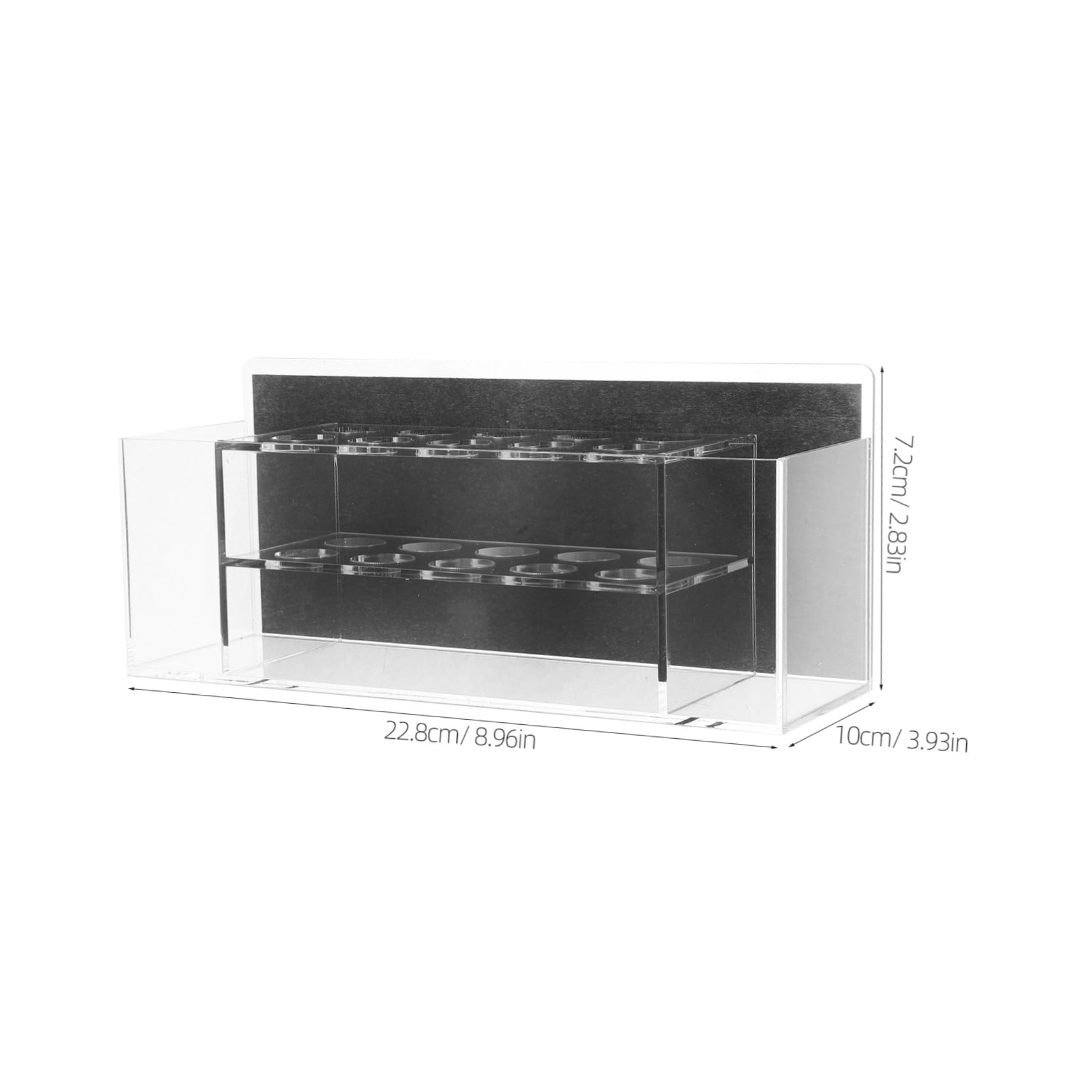 Magnetico in Acrilico Organizer da Parete per Cancellabili e Gessetti Supporto per Ufficio e Scuola