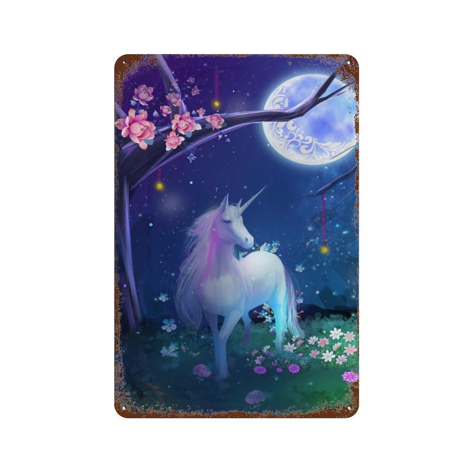 xiaoxiaoshen Unicorns (6) Wall Decor Art Metal Tin Poster Modern Home Decor Art Home Bar Shop Decorations Vintage Sign 30x20cm