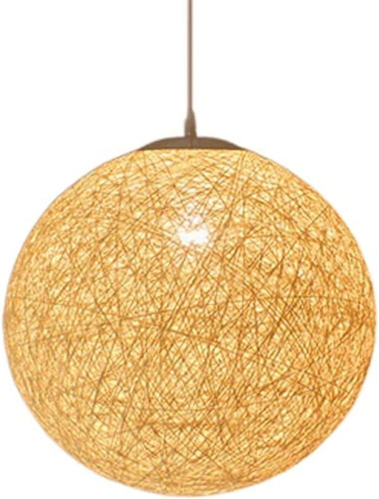 Luminaire suspendu en rotin pour cuisine et îlot central design