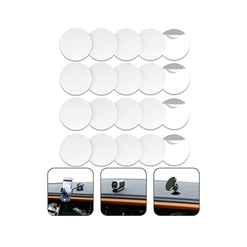 Almohadillas adhesivas de doble cara: cinta de montaje transparente para soportes de teléfono de automóvil, puntos adhesivos de doble cara, base de