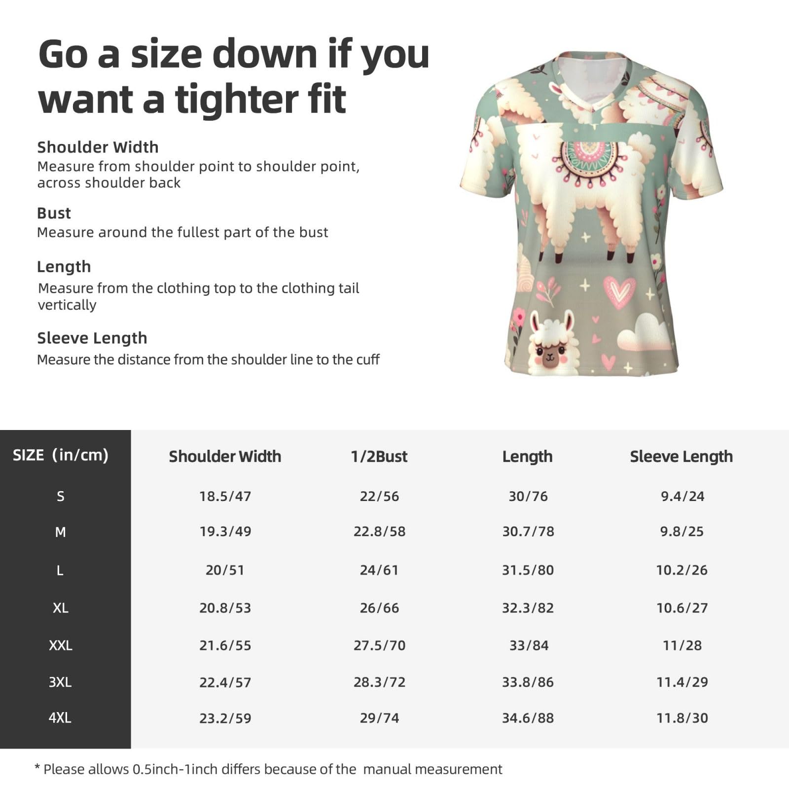 Stylish Athletic Sports Jersey Floral-Alpaca-Llama Men's Rugby Jersey X-Large Black