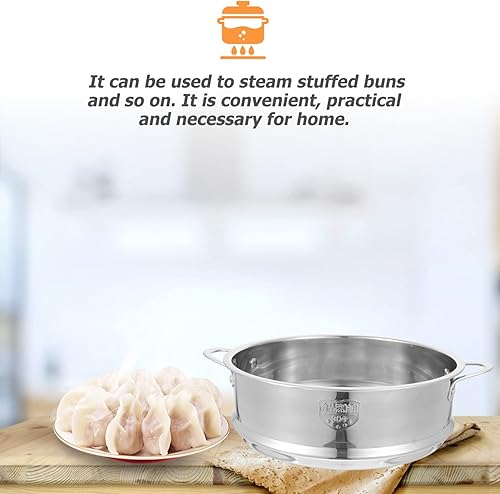 Miniatura 5 de DOITOOL Cesta de vapor apilable de acero inoxidable para cocinar, inserto de vapor de metal de 7.87 pulgadas, cesta de vapor de alimentos para