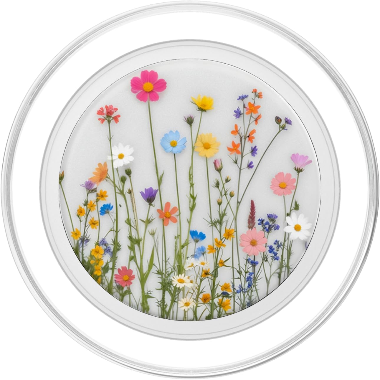 Flower Bouquet Floral Pattern PopSockets PopGrip for MagSafe