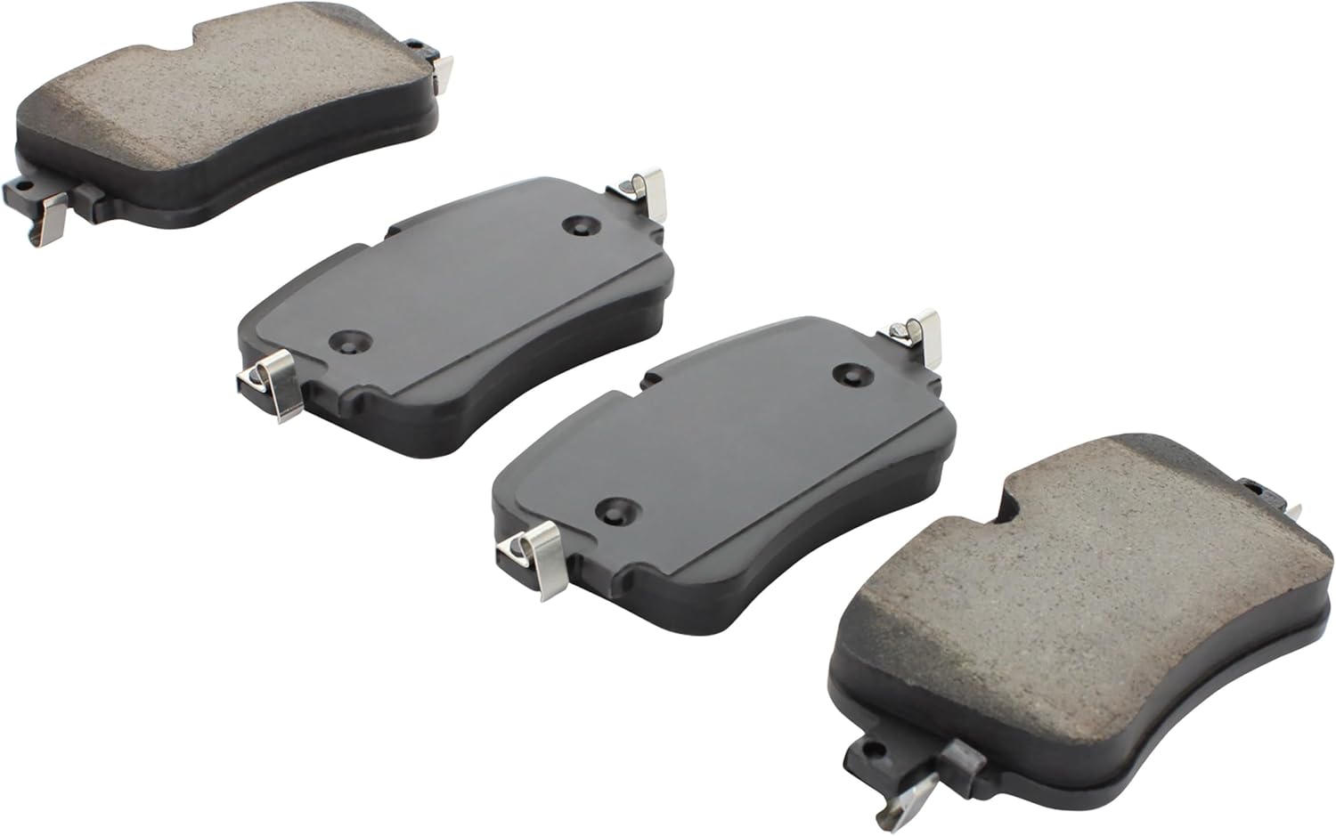 QUALITY-BUILT Rear Ceramic Brake Pads, Black Series 1003-1895C, Compatible with 2017-2020 Audi (A8 Quattro,e-tron Quattro,e-tron Sportback,Q7,Q8,S6,S7,S7 Sportback,S8)