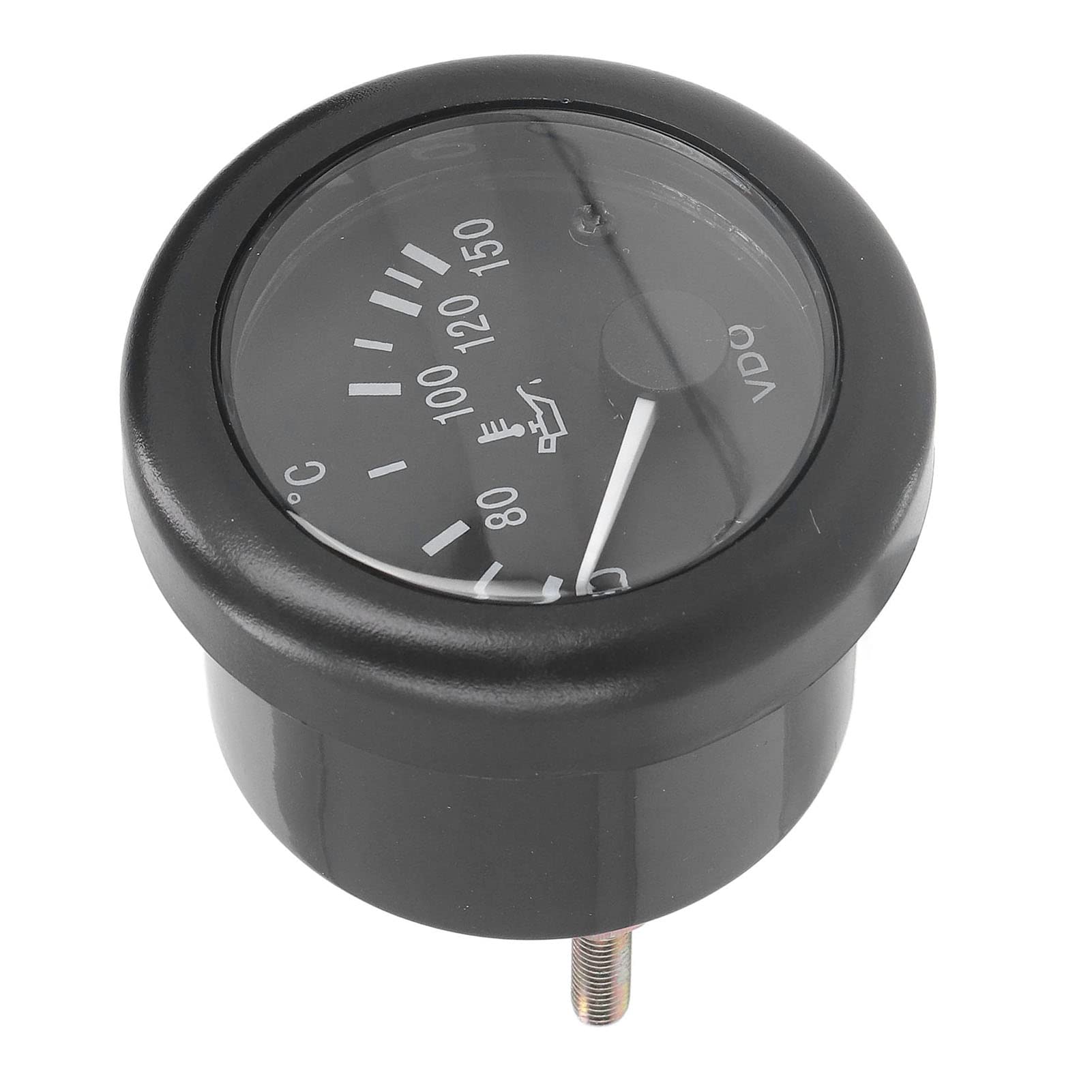Buachois Indicatore Temperatura Olio 2" 52mm 50‑150 ℃ Intervallo Meccanico Indicatore Temperatura Olio Acqua Auto ABS Termometro Refrigerante Misuratore Temperatura per Camion Auto(DC 12V)