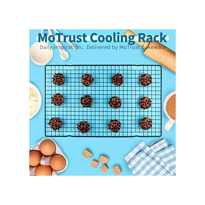 Buy MoTrust NonStick Steel Baking Rack & Cooling Rack, for Cookies