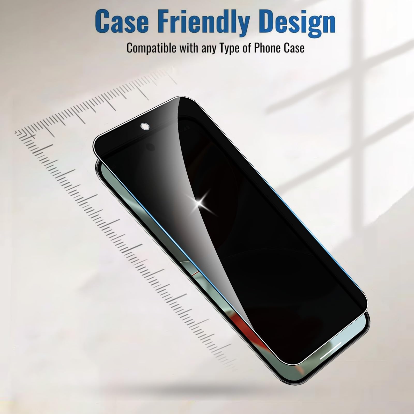 LYPHPE [2 Pezzi] Vetro Temperato Privacy Per Google Pixel 9 Pro – 9H, Antispia, Antigraffio E Senza Bolle