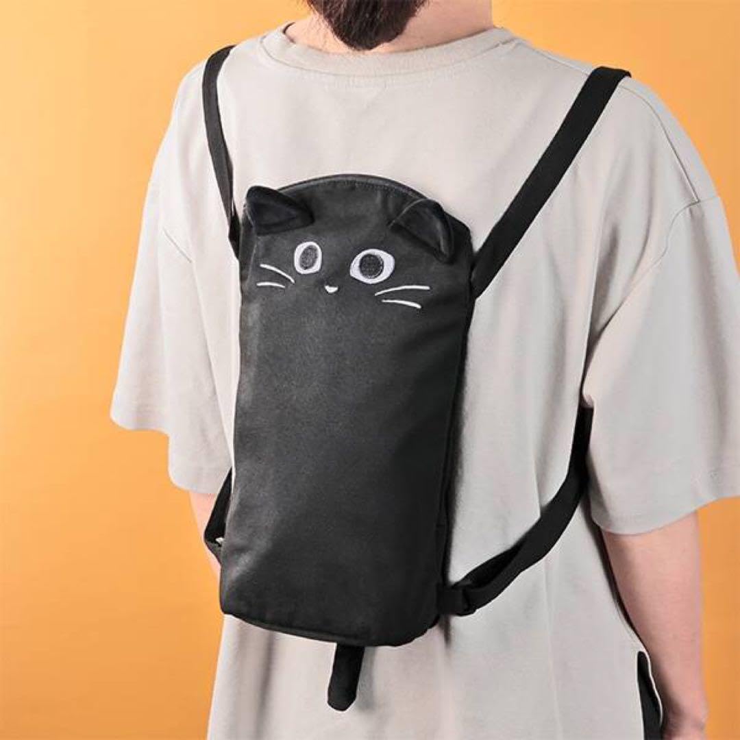 Amazon.co.jp: ニャップサック カルディ ハロウィン 黒猫 リュック  