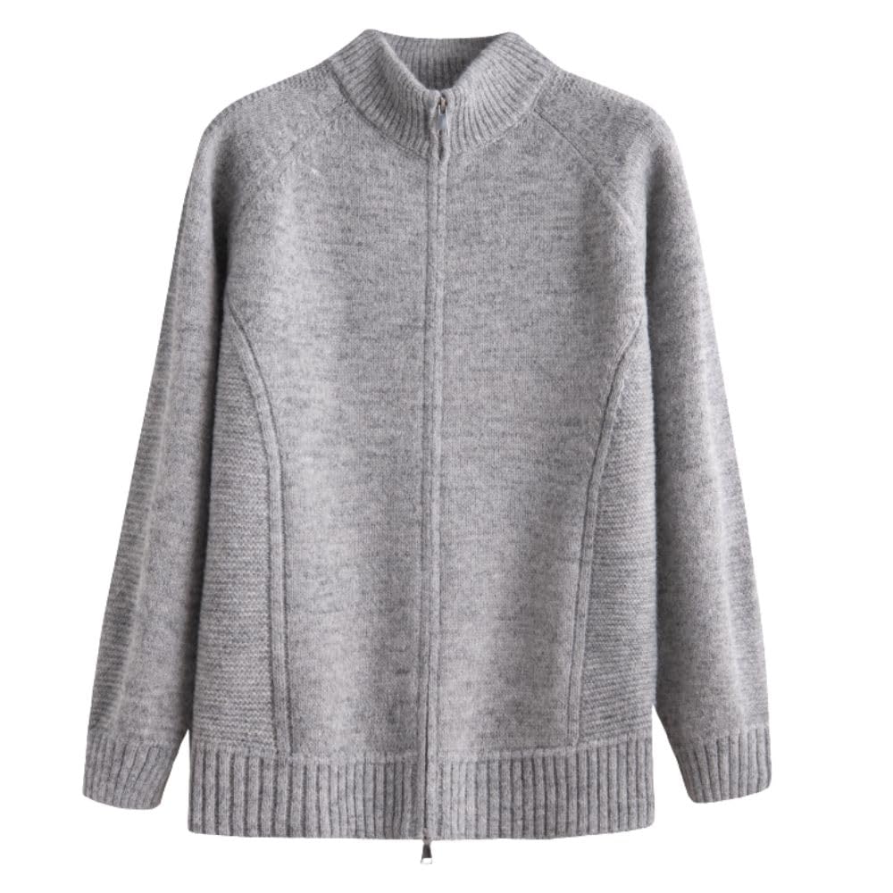 【60%OFF】【1,999円】 Aaronlive メンズ ジップアップ ニットセーター