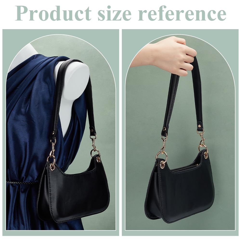 PH PandaHall 2pz Cinturino Per Borsa In Pelle 57 Cm Maniglie Di Ricambio Per Borse Manico Pelle Nera Per Borsa 1102925