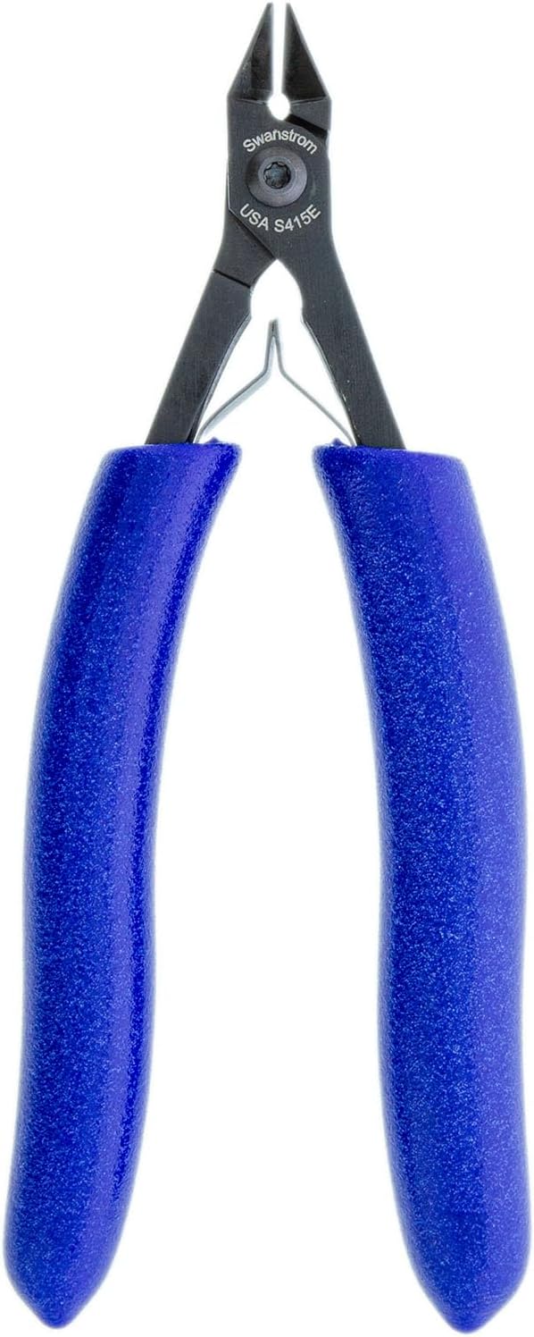 Cutters - Small, Tapered Head, Flush, Long Ergonomic Handle (Swanstrom S415E)