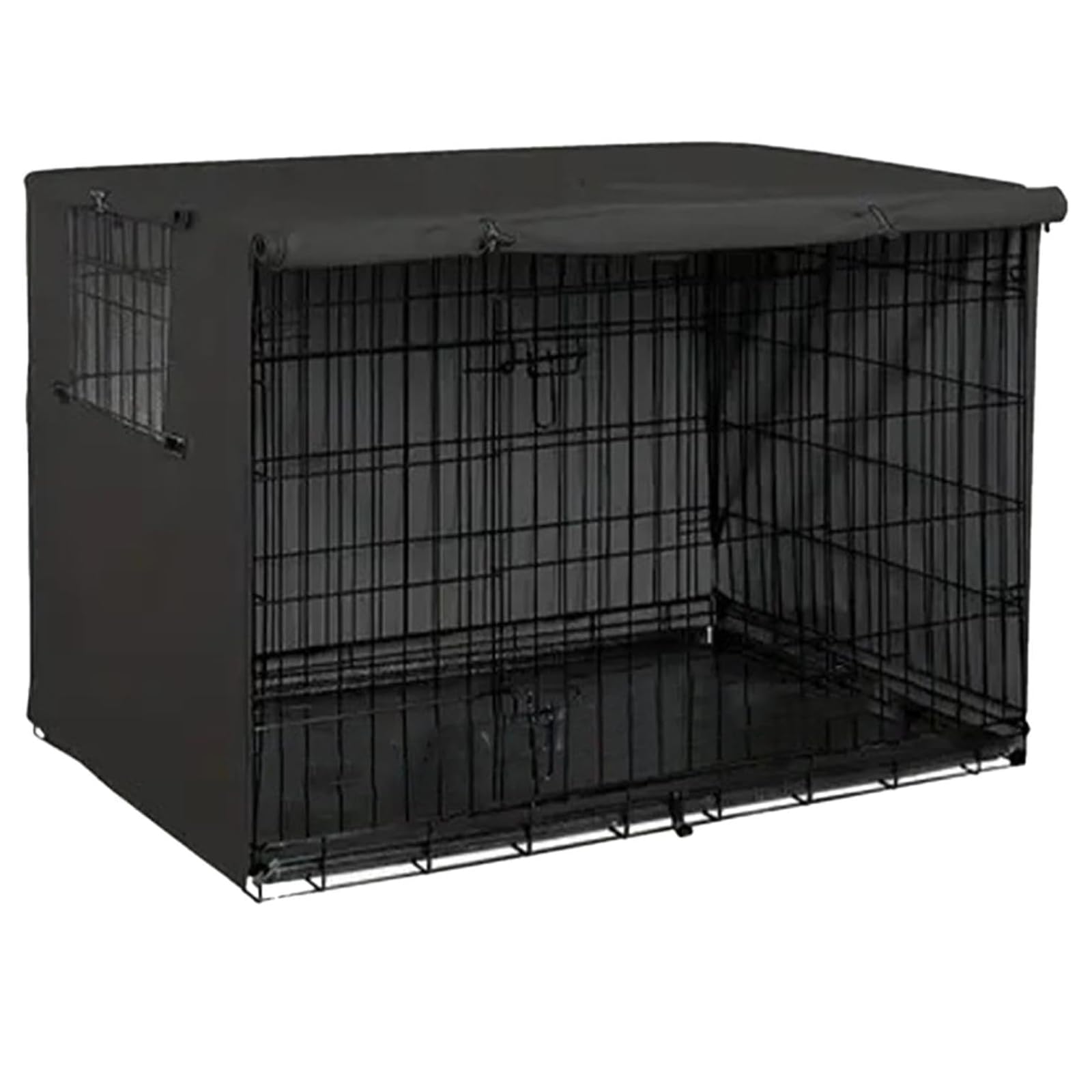 Generico Copertura per gabbia per cani, impermeabile e antivento, in tessuto Oxford, per la privacy degli animali domestici, adatta a gabbie per cani e gatti