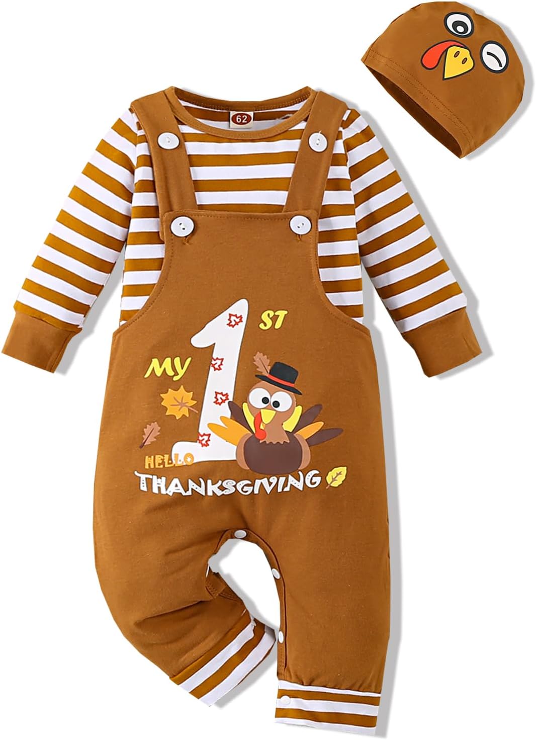 VINUOKER Baby Boy Christmas Clothes My First Christmas Outfits Sets New Years 3pc Pants Sets