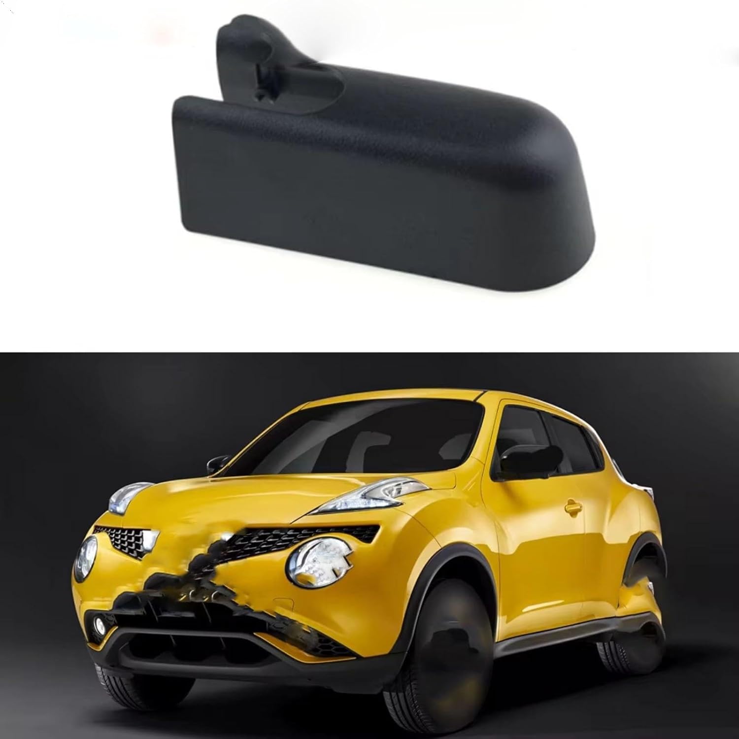 Rear Wiper Arm Cap Auto Wiper Head Nut Cap,Compatible with Kicks,for Livina 2007-2013,for Qashqai 2008-2012, 2015-2021 Car Rear Windshield Arm Nut Cover