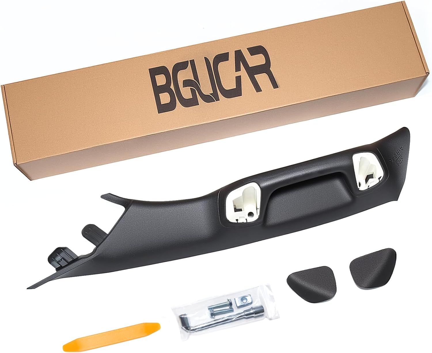 Driver Side A-Pillar Grab Handle for Toyota Tacoma 3rd Gen (2016-2023), OEM-Style Texture, Matches Passenger Side, Sturdy & No Creaking Noise, Easy Installation (Black) For 3rd Gen Tacoma (2016-2023) Black