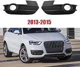 Fog Light Cover Car Front Left Right Bumper Fog Light Grille Cover Cap Car-styling For A-udi Q3 2013 2014 2015 2016 2017 2018 2019 2020 2021 Front Bumper Grille(2013-2015,Right) - 3