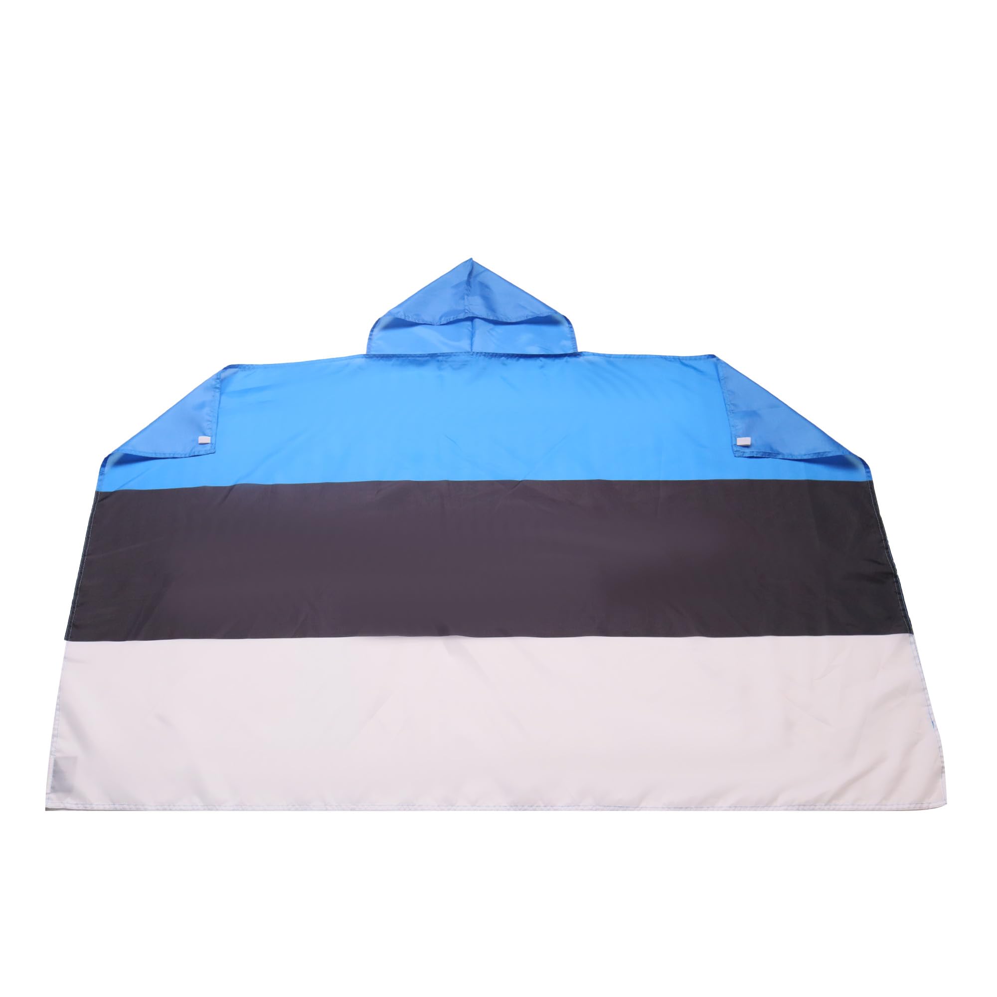 AZ FLAG - Estonia Body Flag - 3x5 Ft - Estonian Cap Flag - 100% Polyester with Inegrated Sleeves and Hood - Vivid Colors - 3' x 5' Feet - 150x90 Cm