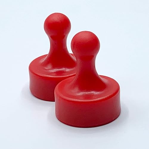 Miniatura 14 de GLASSBOARD STUDIO Potentes imanes de neodimio, en forma de peón, fuerte imán para nevera/refrigerador y pizarra blanca, ideal para oficina, cocina