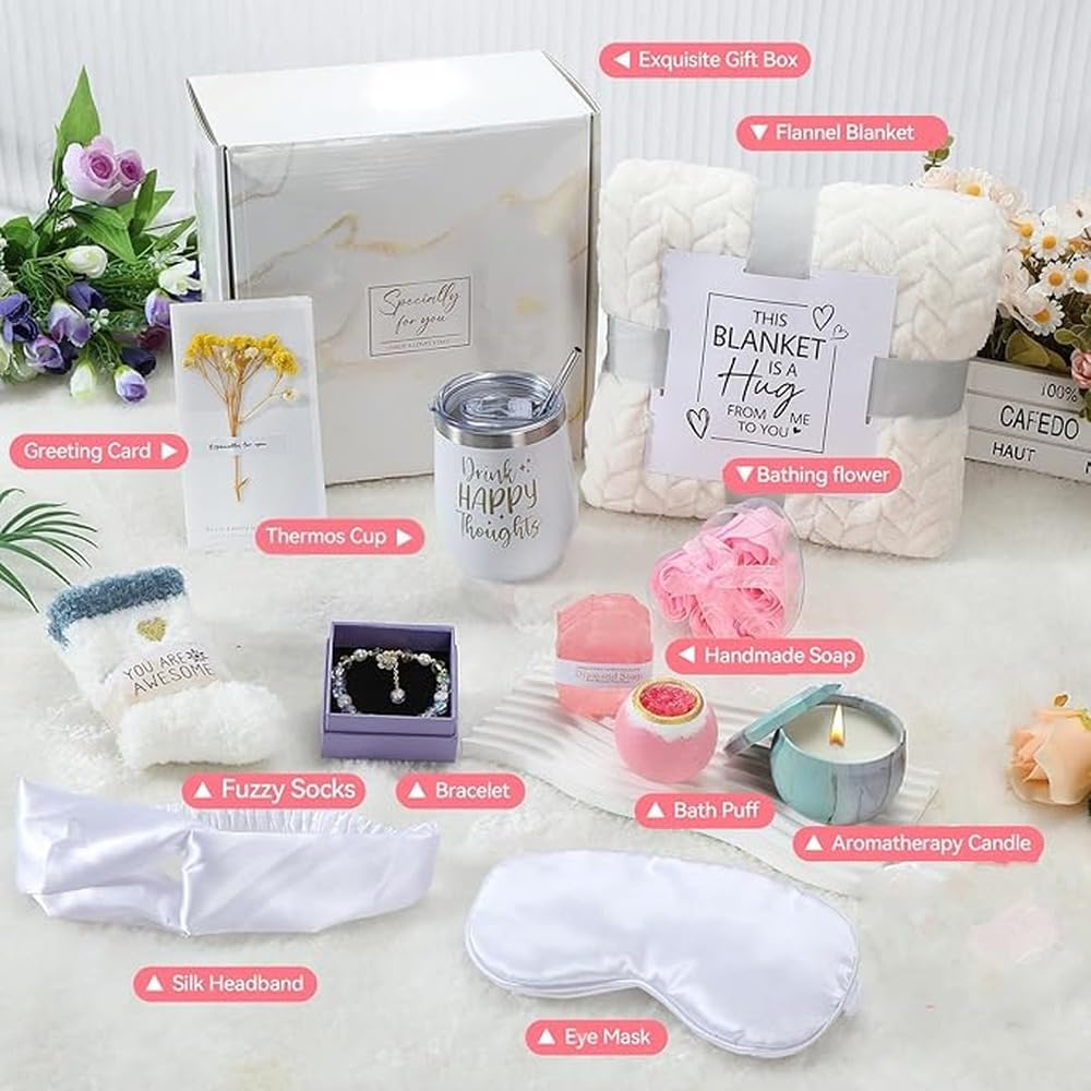 PIXZCSA Regalos de lujo para consentir a las mujeres, set de,rosa