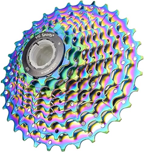 Miniatura 10 de VG SPORTS Casete de 9 velocidades 11-25T/11-32T/11-36T/11-40T Cassette de bicicleta apto para bicicleta de montaña/casete de bicicleta de carretera