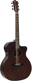 VIOLÃO GRAND AUDITORIUM CUTAWAY EQ AÇO T/SAPELE B/S SAPELE DALLAS GRAN RESERVA DKMOP TAGIMA