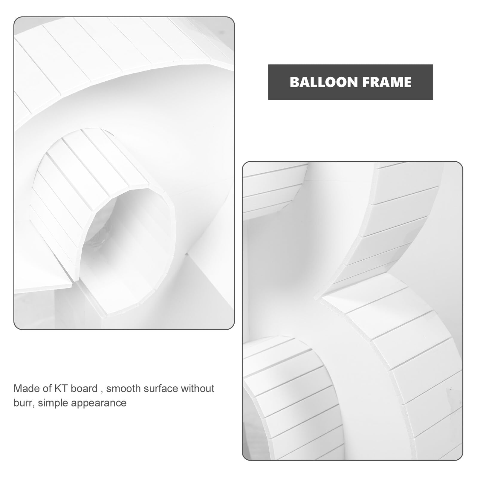 SHINEOFI Zahlenschild Ballonrahmen Zahl 3 3D Ballonbox Partydekoration für Geburtstage Hochzeiten Jubiläen mit Befüllbarem Rahmen