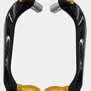 Palanca De Freno De Motocicleta Universal, Resistente Al Agua, con Protección De Fibra De Aluminio, Color Negro, Plateado, Azul Y Dorado.(Gold)