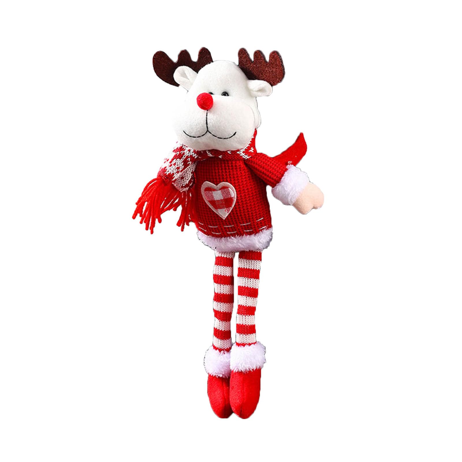 Creative Christmas Curtain Buckle Ornament Santa/Elk/Snowman Doll Decoration for Home New Year Decor 2024 Navidad Gift Santa Decoration