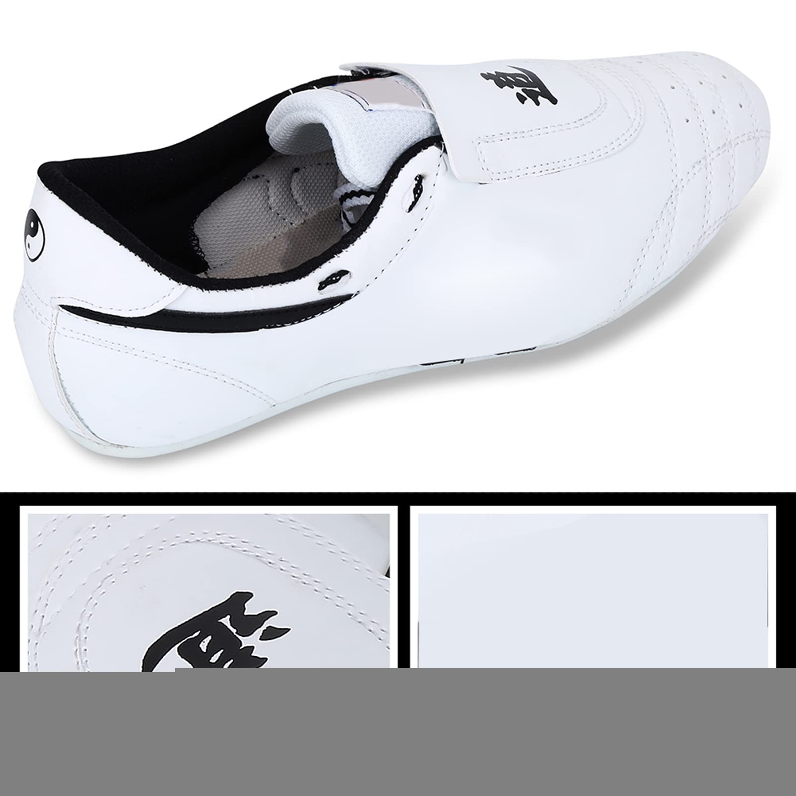 RiToEasysports Zapatos de Taekwondo, Zapatos Deportivos de Boxeo Kung Fu Taichi con una Bolsa de Almacenamiento para Hombres y Mujeres Niños