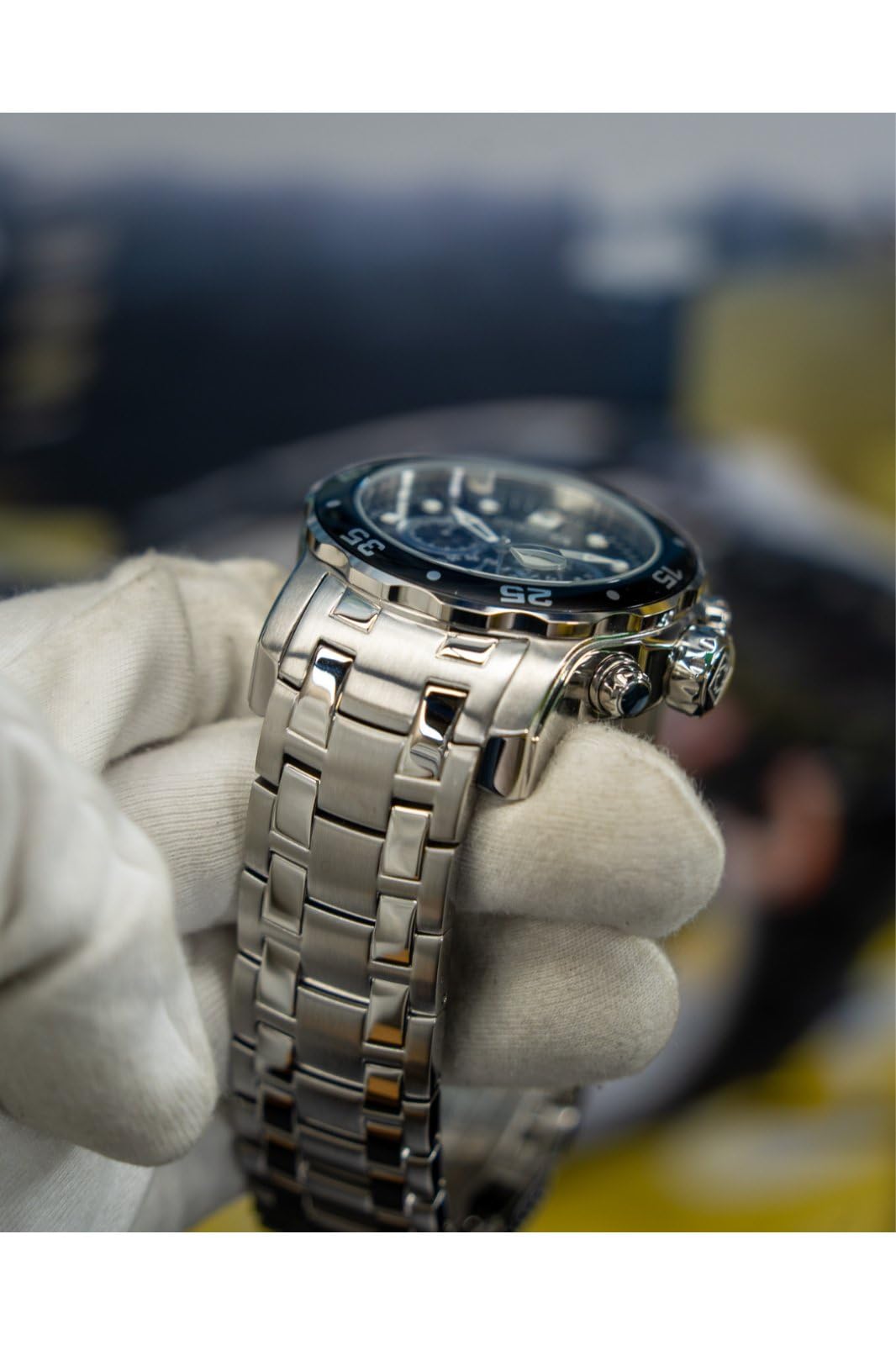 Invicta Pro Diver SCUBA Reloj de cuarzo para hombre de acero inoxidable, 48 mm