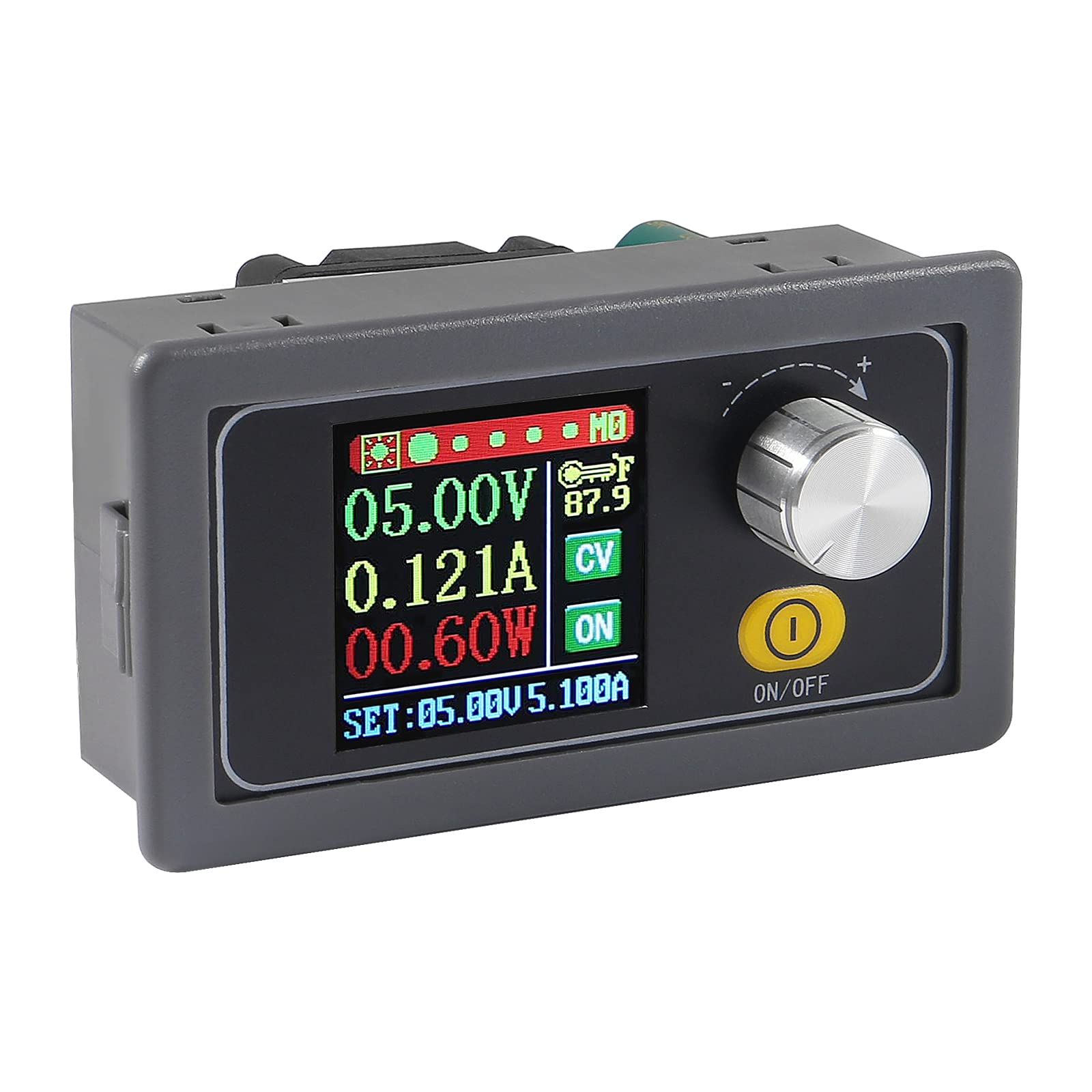 ALAMSCN 9V 12V 24V 36V 5A Adjustable Voltage Regulator Buck Boost Converter Step Up Down Power Supply Constant Current Regulator Module