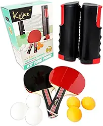 Kit Ping Pong Profissional Raquete Rede Tênis Mesa 6 Bolas