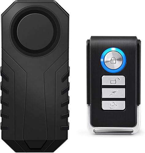 NineLeaf Bicycle Alarms, Bike Alarm, Mobility Scooter Alarms, Anti Theft Vibration Alarm for E-Bike Motorcycle Bicycle Tricycle Car E-Scooter